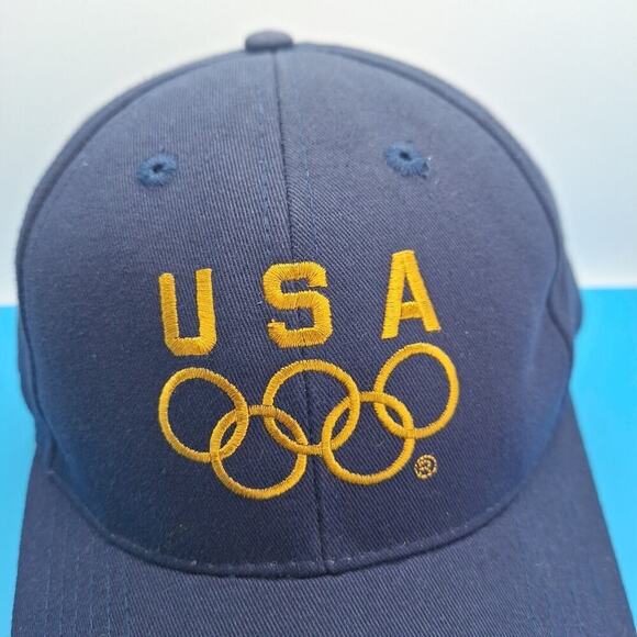 USA OLYMPICS TEAM Athens 2004 Hat Ball Cap ADJUSTABLE Embroidered Logo Cotton - Picture 2 of 7